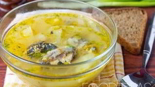 Суп из горбуши консервированной