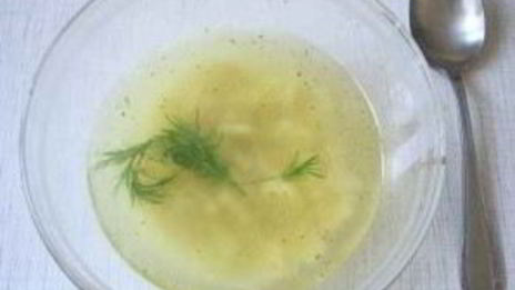 суп из куриных шеек