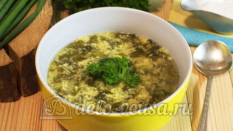 суп из щавеля без мяса
