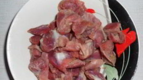 суп из желудков и сердечек