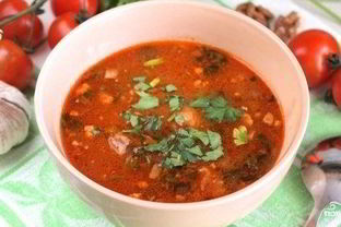 Харчо с помидорами