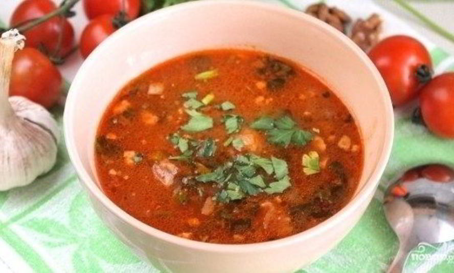 Рецепт харчо с помидорами