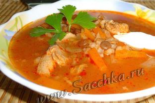 Харчо с рыбой