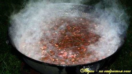 харчо в казане