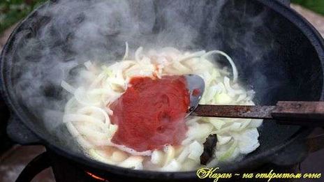 харчо в казане