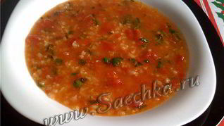 Постный харчо