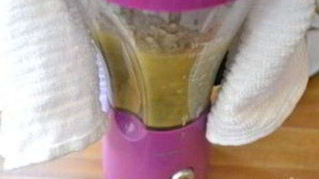 гороховый суп-пюре с беконом и картофелем