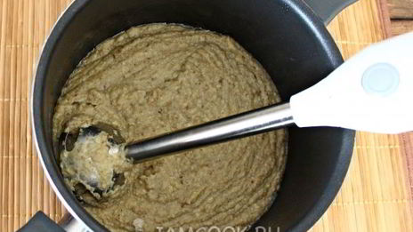 грибной суп-пюре из замороженных грибов