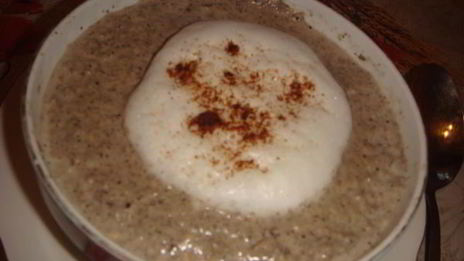 грибной суп-пюре капучино