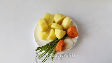 картофельный суп-пюре с сыром