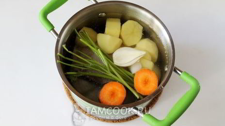 картофельный суп-пюре с сыром