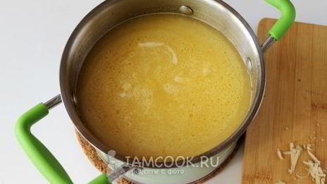 картофельный суп-пюре с сыром
