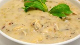 Куриный суп-пюре с диким рисом