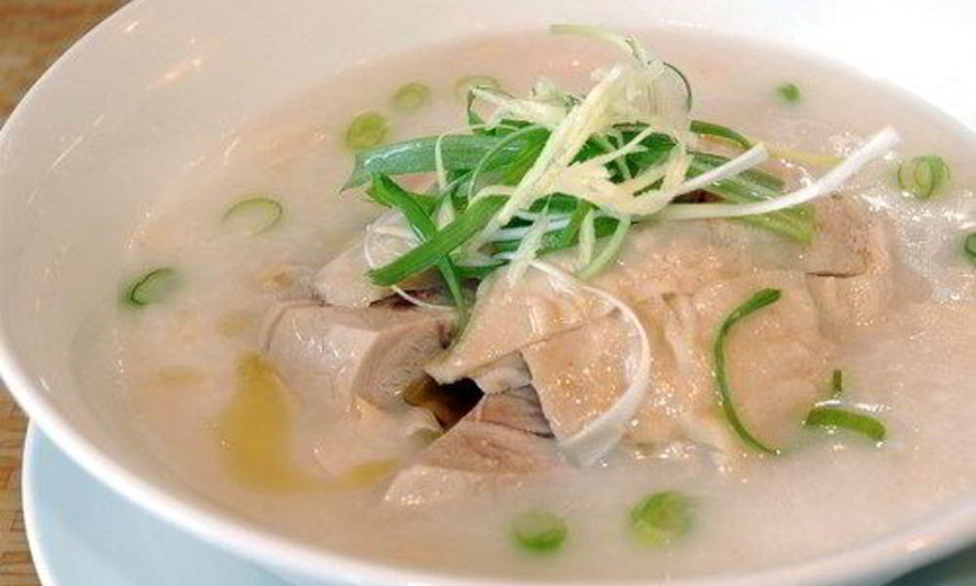 Рецепт куриный суп-пюре с горохом и чесноком