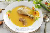 Куриный суп-пюре с тыквой