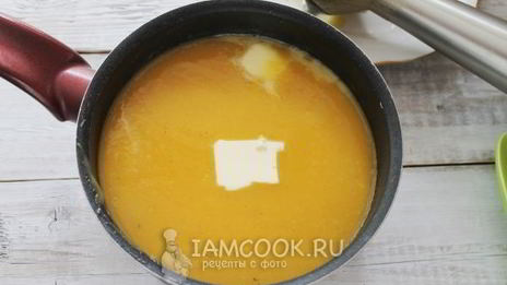 куриный суп-пюре с тыквой