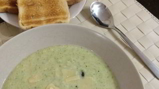 Легкий суп-пюре из цветной капусты