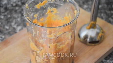 морковный суп-пюре с фасолью