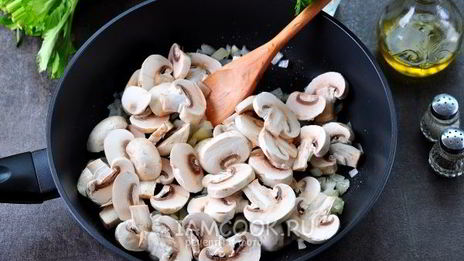 постный суп-пюре из шампиньонов