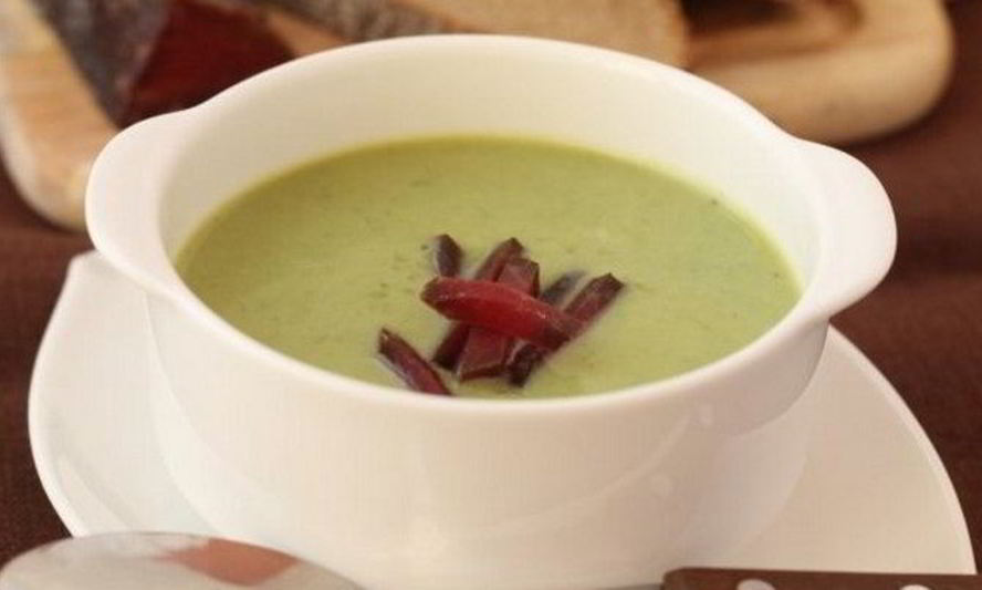 Рецепт простой гороховый суп-пюре со сливками