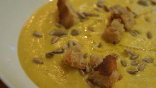 Пряный суп-пюре из тыквы Золотая осень