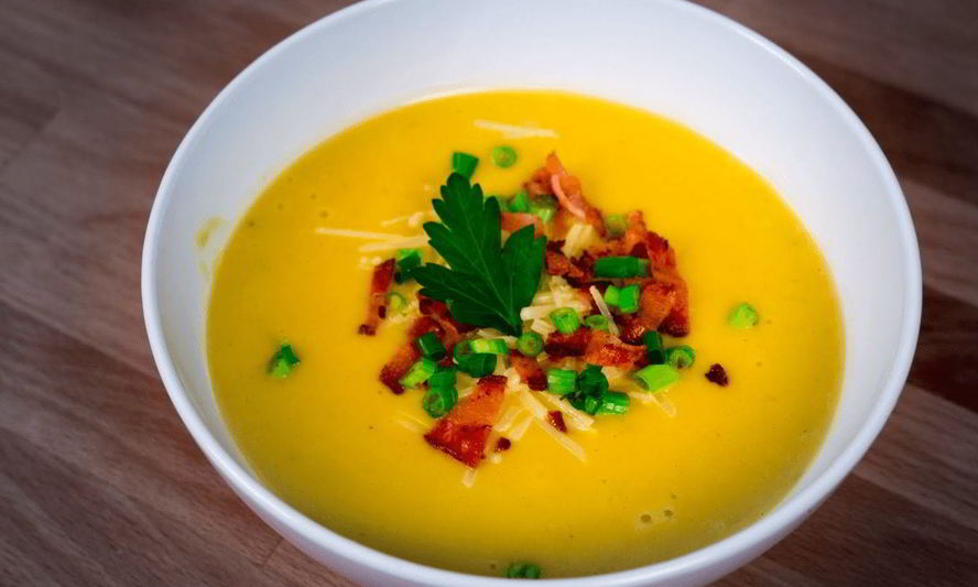 Рецепт пряный суп-пюре из тыквы