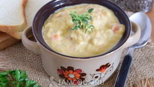 Сливочный суп-пюре из корневого сельдерея