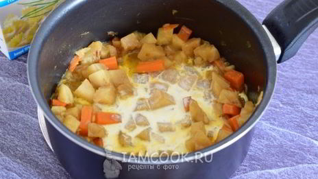 сливочный суп-пюре из корневого сельдерея