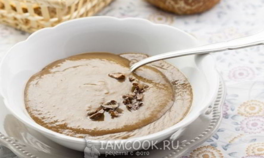 Рецепт суп-пюре грибной из сушеных грибов