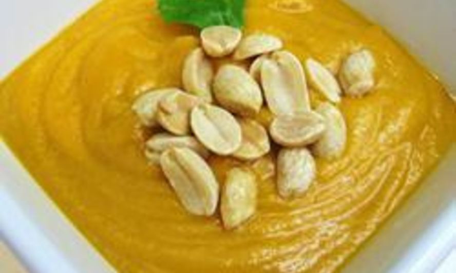 Рецепт супа-пюре из батата и арахиса