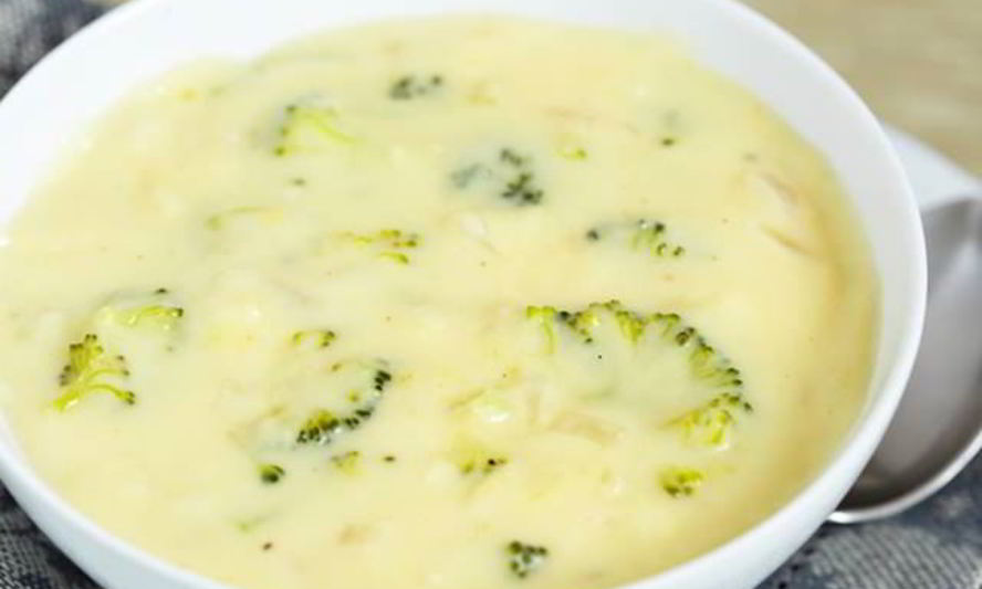 Рецепт суп-пюре из брокколи и сыра