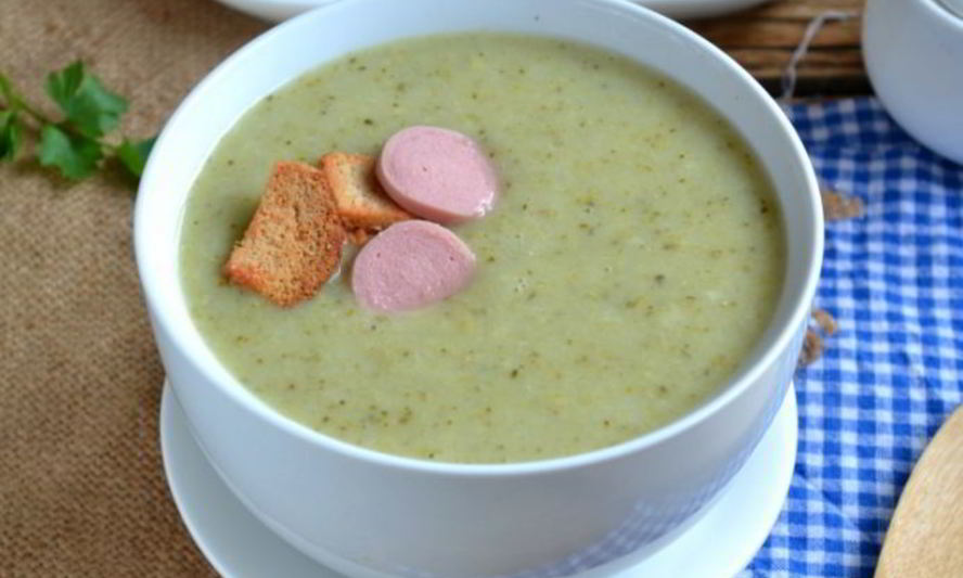 Рецепт суп-пюре из брокколи со сливками