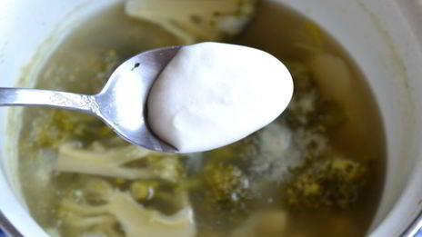 суп-пюре из брокколи со сливками