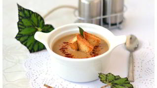 Суп-пюре из чечевицы и золотистых овощей