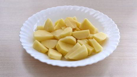 суп-пюре из чечевицы и золотистых овощей