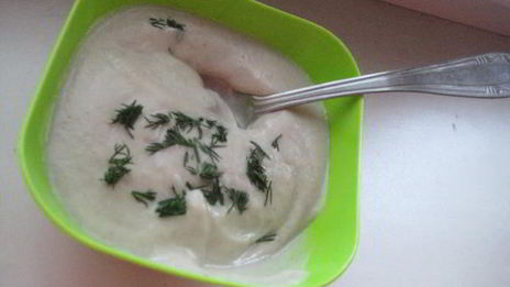 суп-пюре из фасоли