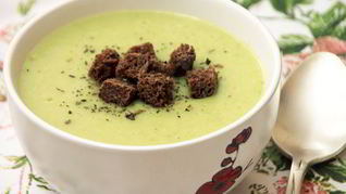 Суп-пюре из горошка