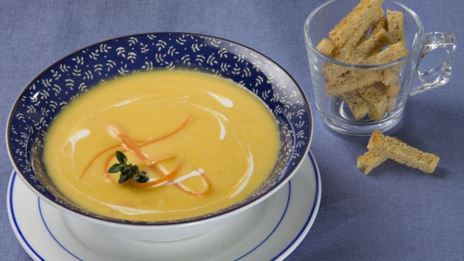 суп-пюре из картофеля с морковью