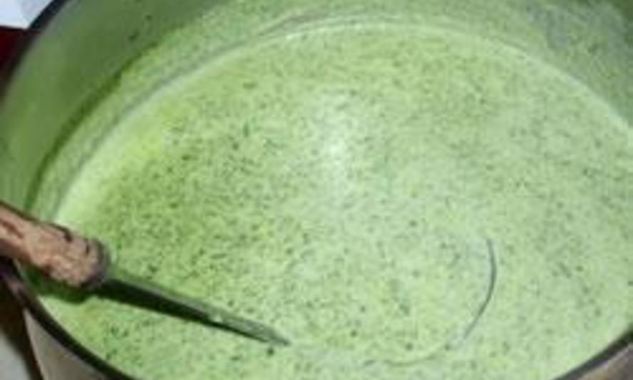 Рецепт суп-пюре из кресс салата