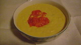 Суп-пюре из кукурузы