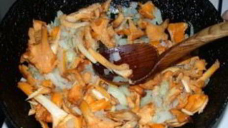 суп-пюре из лисичек