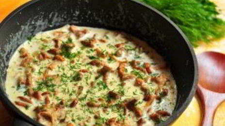 суп-пюре из лисичек