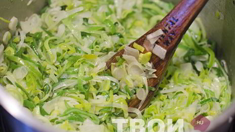 суп-пюре из лука порея