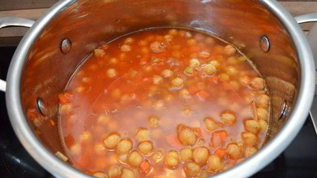 суп-пюре из нута