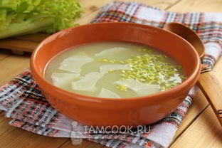 Суп-пюре из сельдерея