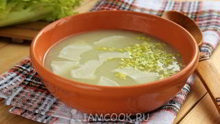 Суп-пюре из сельдерея