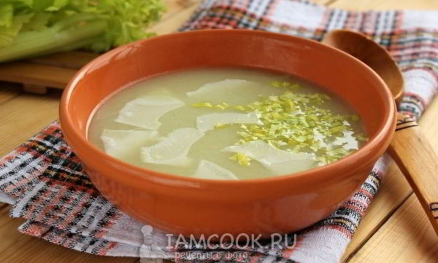 Рецепт суп-пюре из сельдерея
