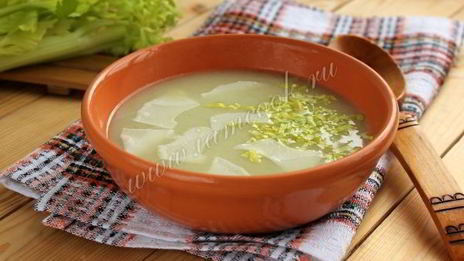 суп-пюре из сельдерея