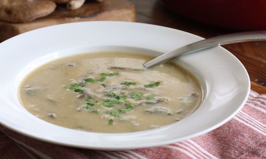 Рецепт суп-пюре из шампиньонов