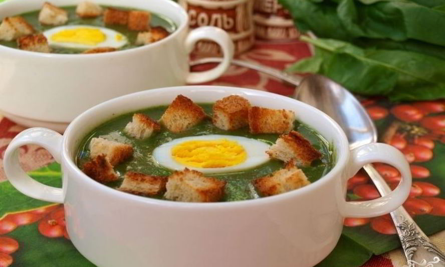 Рецепт суп-пюре из шпината